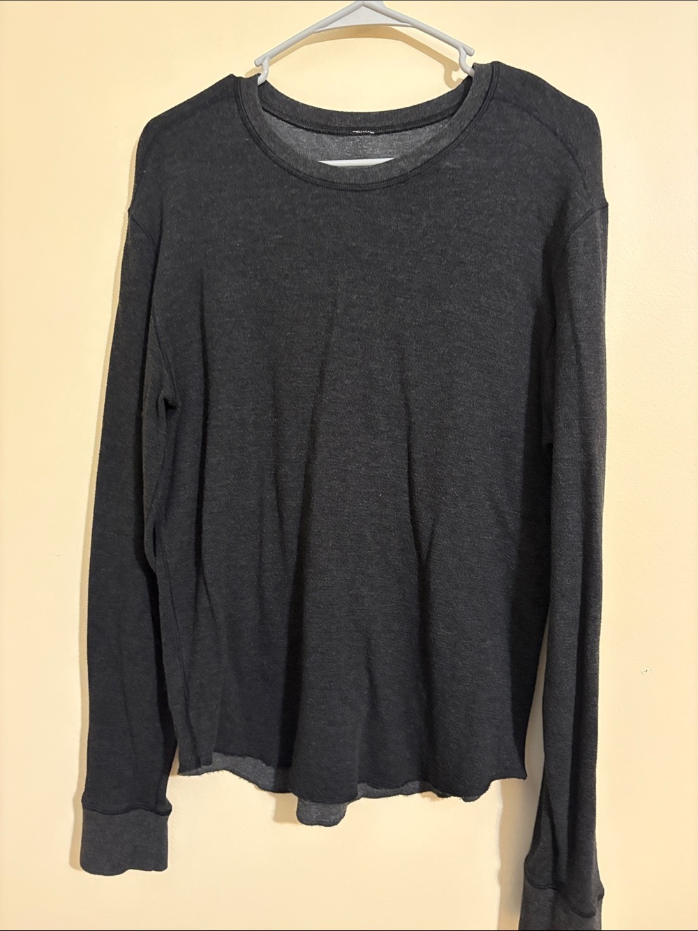 lululemon athletica Long Sleeve Crew - Dark Charcoal